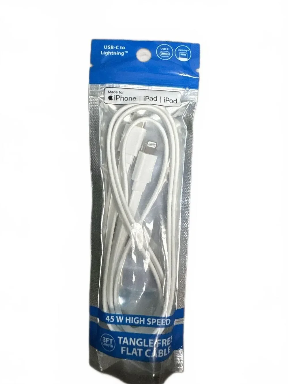 USB-C to Apple Fast Charging & Data Cable (White)